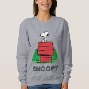 Peanuts Snoopy Resting on Doghouse Sweatshirt