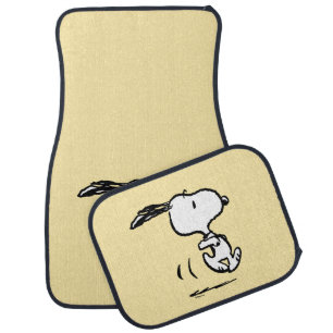 Peanuts Snoopy Running Car Floor Mat