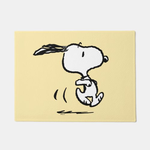 Peanuts  Snoopy Running Doormat