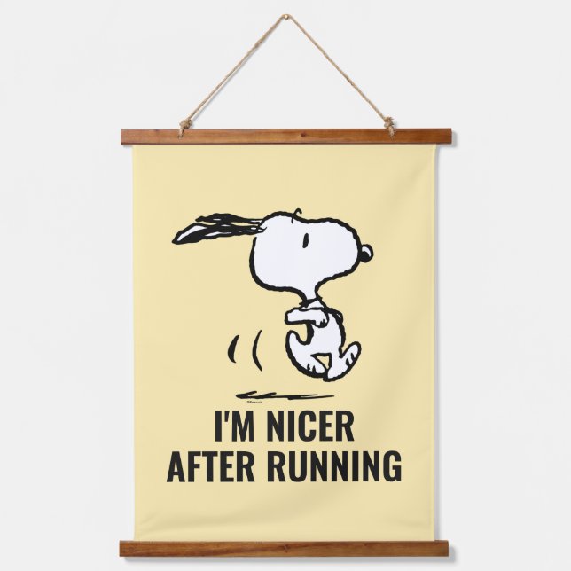 Peanuts | Snoopy Running Hanging Tapestry (Front)