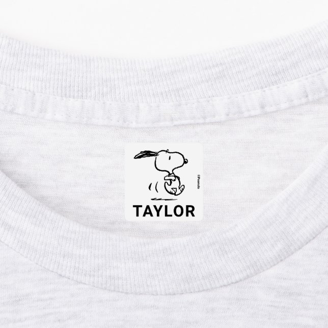 Peanuts | Snoopy Running Kids' Labels (Affixed)