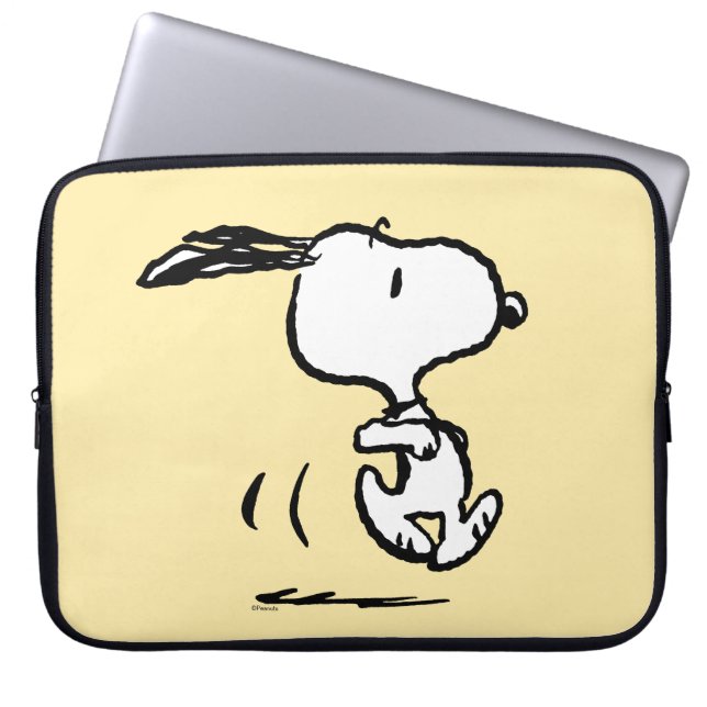 Peanuts | Snoopy Running Laptop Sleeve (Front)