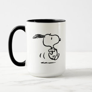 Peanuts   Snoopy Running Mug