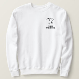 Peanuts   Snoopy Running Sweatshirt