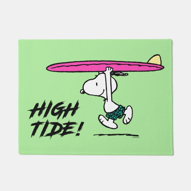 Peanuts | Snoopy Running to the Surf Doormat (Front)