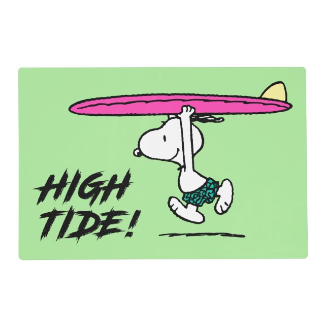 Peanuts | Snoopy Running to the Surf Placemat (Front)