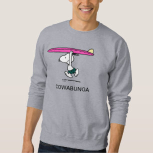Peanuts   Snoopy Running to the Surf Sweatshirt