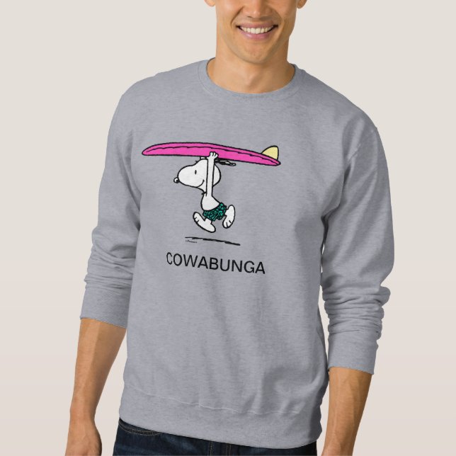 Peanuts | Snoopy Running to the Surf Sweatshirt (Front)