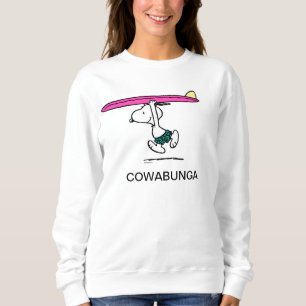 Peanuts   Snoopy Running to the Surf Sweatshirt
