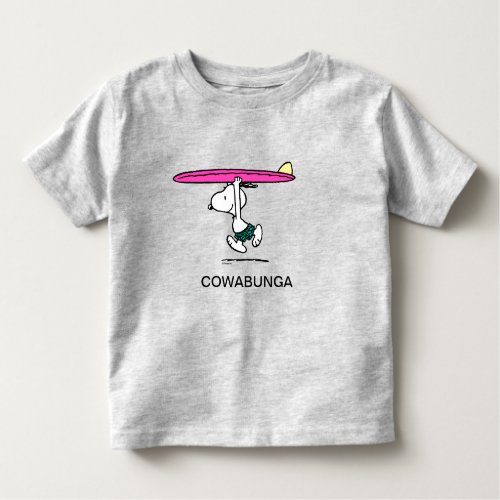 Peanuts  Snoopy Running to the Surf Toddler T_shirt