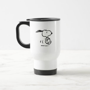 Peanuts Snoopy Running Travel Mug