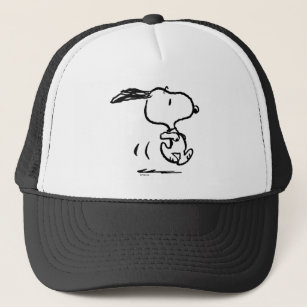 Peanuts   Snoopy Running Trucker Hat