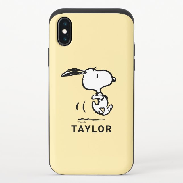 Peanuts | Snoopy Running Uncommon iPhone Case (Back)