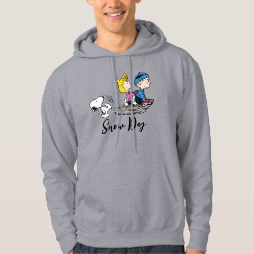 Peanuts  Snoopy Sally  Linus Sled Riding Hoodie