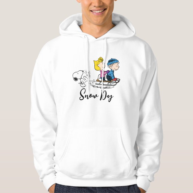 Peanuts | Snoopy, Sally & Linus Sled Riding Hoodie (Front)