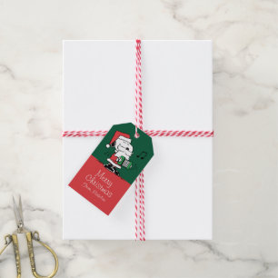 Peanuts Snoopy Santa Claus Accordian Gift Tags