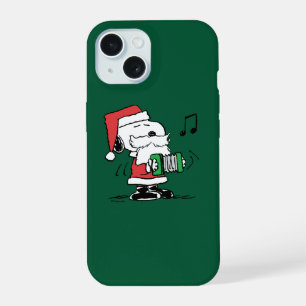 Peanuts Snoopy Santa Claus Accordian iPhone 15 Case
