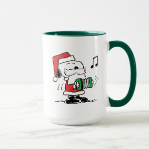 Peanuts Snoopy Santa Claus Accordian Mug