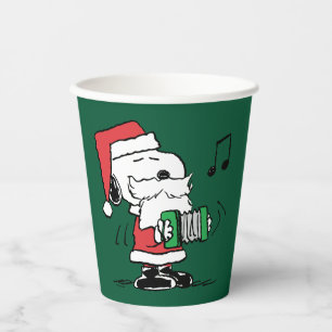 Peanuts   Snoopy Santa Claus Accordian Paper Cups