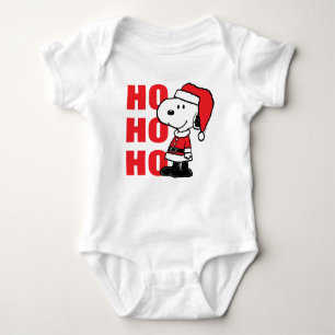 Peanuts   Snoopy Santa Claus Baby Bodysuit