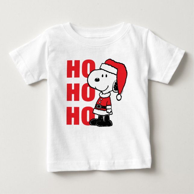 Peanuts | Snoopy Santa Claus Baby T-Shirt (Front)