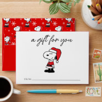 Peanuts | Snoopy Santa Claus Gift Envelope