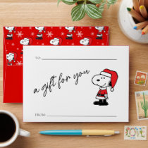 Peanuts | Snoopy Santa Claus Gift Envelope