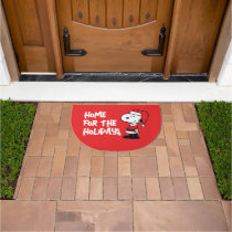 Peanuts | Snoopy Santa Claus Home for the Holidays Doormat
