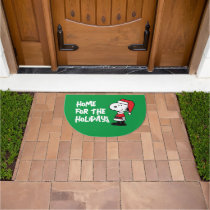 Peanuts | Snoopy Santa Claus Home for the Holidays Doormat