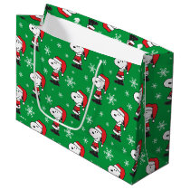 Peanuts | Snoopy Santa Claus Large Gift Bag