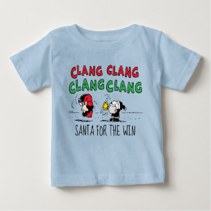 Peanuts Snoopy Santa Claus & Lucy Baby T-Shirt