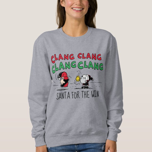 Peanuts | Snoopy Santa Claus & Lucy Sweatshirt (Front)
