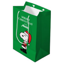 Peanuts | Snoopy Santa Claus Medium Gift Bag