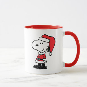 Peanuts Snoopy Santa Claus Mug