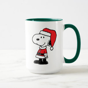 Peanuts Snoopy Santa Claus Mug