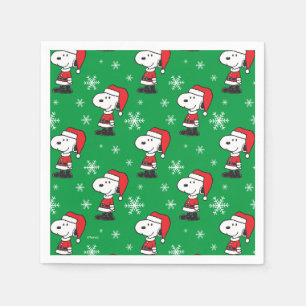 Peanuts Snoopy Santa Claus Napkins