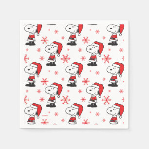 Peanuts Snoopy Santa Claus Napkins