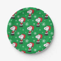 Peanuts | Snoopy Santa Claus Paper Plates