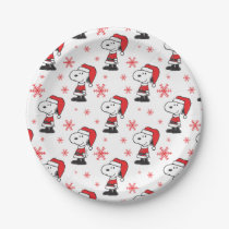 Peanuts | Snoopy Santa Claus Paper Plates
