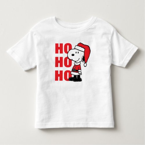 Peanuts  Snoopy Santa Claus Toddler T_shirt