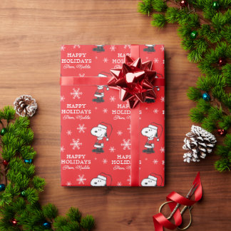 Peanuts | Snoopy Santa Claus Wrapping Paper