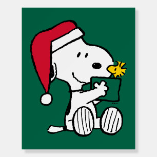 Peanuts   Snoopy Santa & Woodstock Gift Foam Board