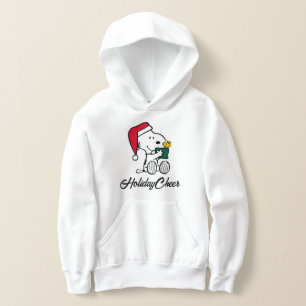 Peanuts   Snoopy Santa & Woodstock Gift Hoodie