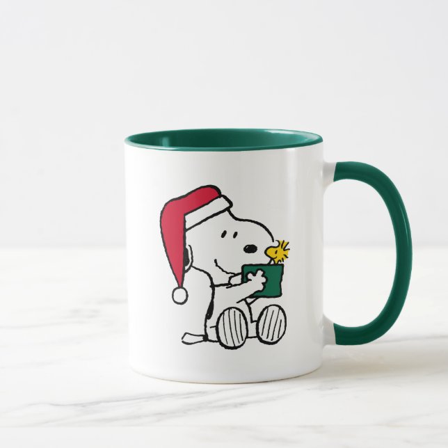 Peanuts | Snoopy Santa & Woodstock Gift Mug (Right)
