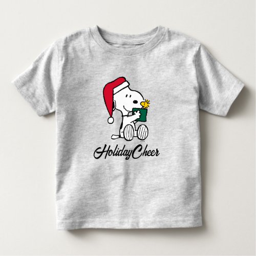 Peanuts  Snoopy Santa  Woodstock Gift Toddler T_shirt