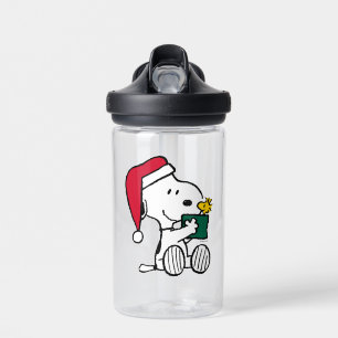 Peanuts   Snoopy Santa & Woodstock Gift Water Bottle