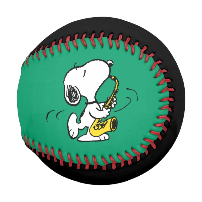 Peanuts | Snoopy Saxophone Player Baseball (Front Right)
