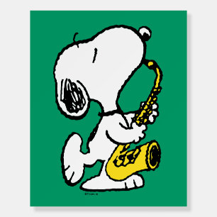Peanuts   Snoopy Saxophone Player Foam Board