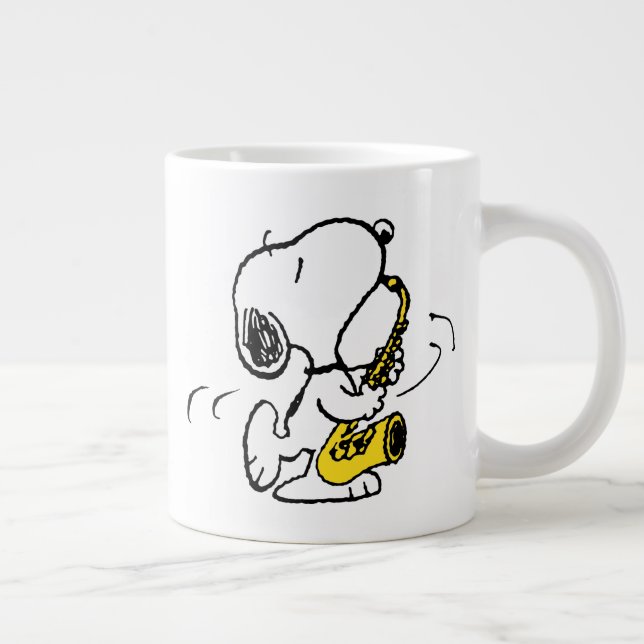 Peanuts | Snoopy Saxophone Player Giant Coffee Mug (Right)