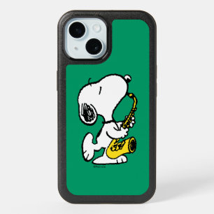 Peanuts Snoopy Saxophone Player iPhone 15 Case